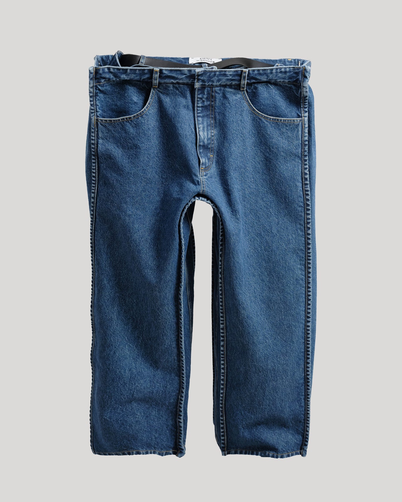 Buy Voluminous Square Jeans – by Ksenia Schnaider | Ethical & Sustainable Fashion