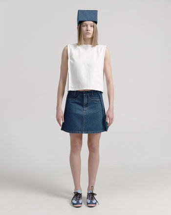 Buy Mini Trapeze Skirt – by Ksenia Schnaider | Ethical & Sustainable Fashion