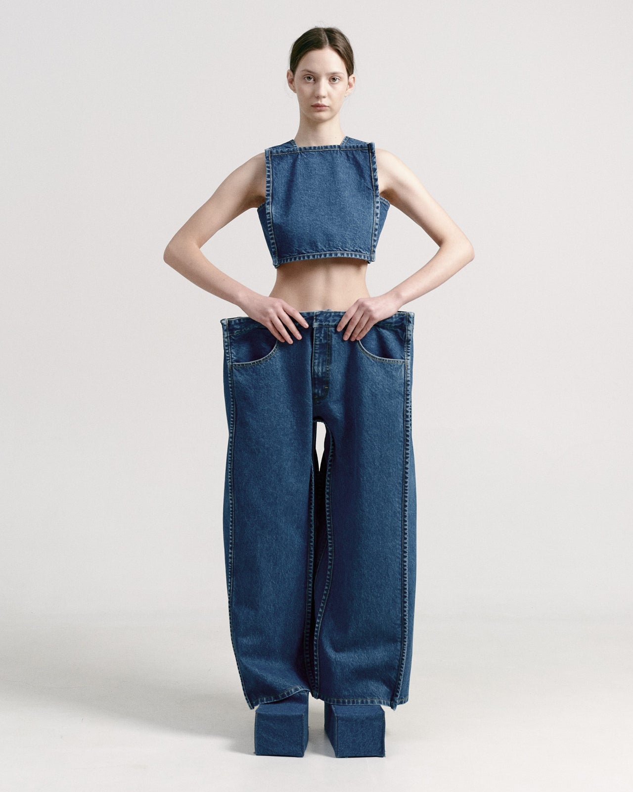 Buy Square Mini Top – by Ksenia Schnaider | Ethical & Sustainable Fashion