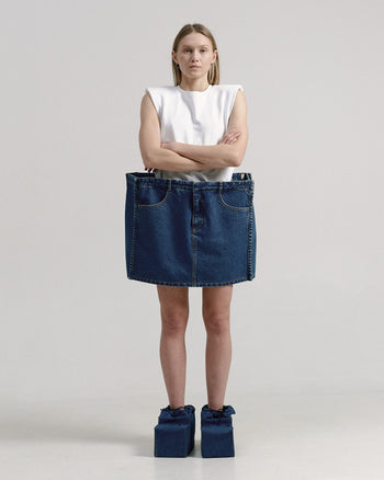 Buy Square Voluminous Skirt – by Ksenia Schnaider | Ethical & Sustainable Fashion